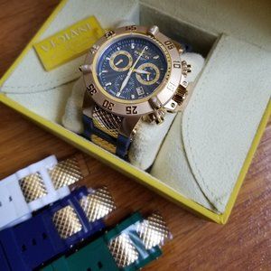 Invicta Subaqua Noma III Ocean Quest w/3 Interchangeable Straps